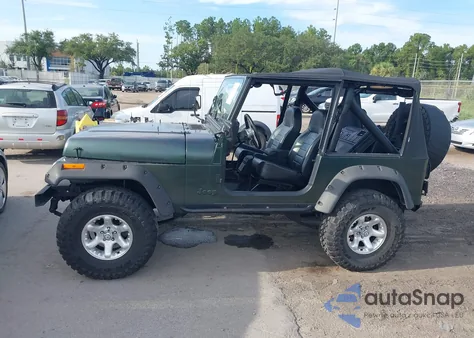1989 Jeep Wrangler / Yj Sahara из США, поврежденный, VIN 2J4FY49TIKJ124643